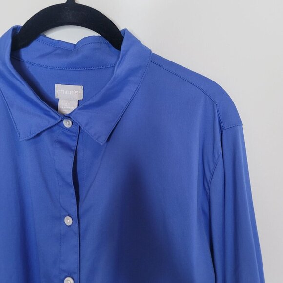 Chico's Button Up Womens 3P (16/18P) - Picture 3 of 9